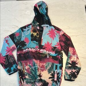 Reason Multicolor Graphic Lightweight Jacket